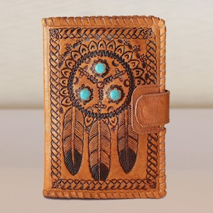 ENGRAVEd WALLET para MUJER, estuche de la cartera del diseñador, cartera de cuero personalizada de las mujeres, cartera hecha a mano, monedero de cuero con cremallera