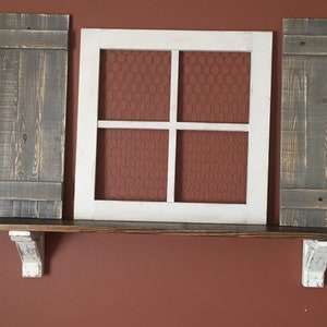 Window with shutters