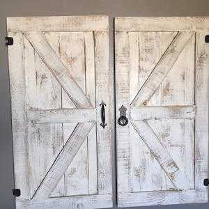 Tall barn door looking shutters FREE SHIPPING