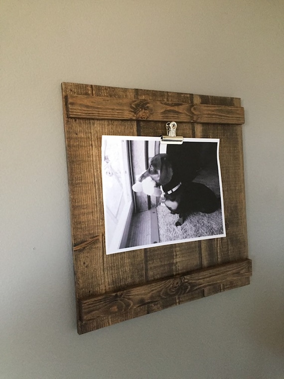 Pallet Wood Picture Frame Etsy