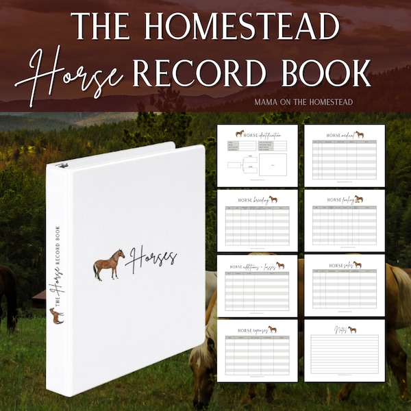 The Homestead Horse Record Book