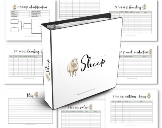 The Homestead Sheep Record Book Etsy