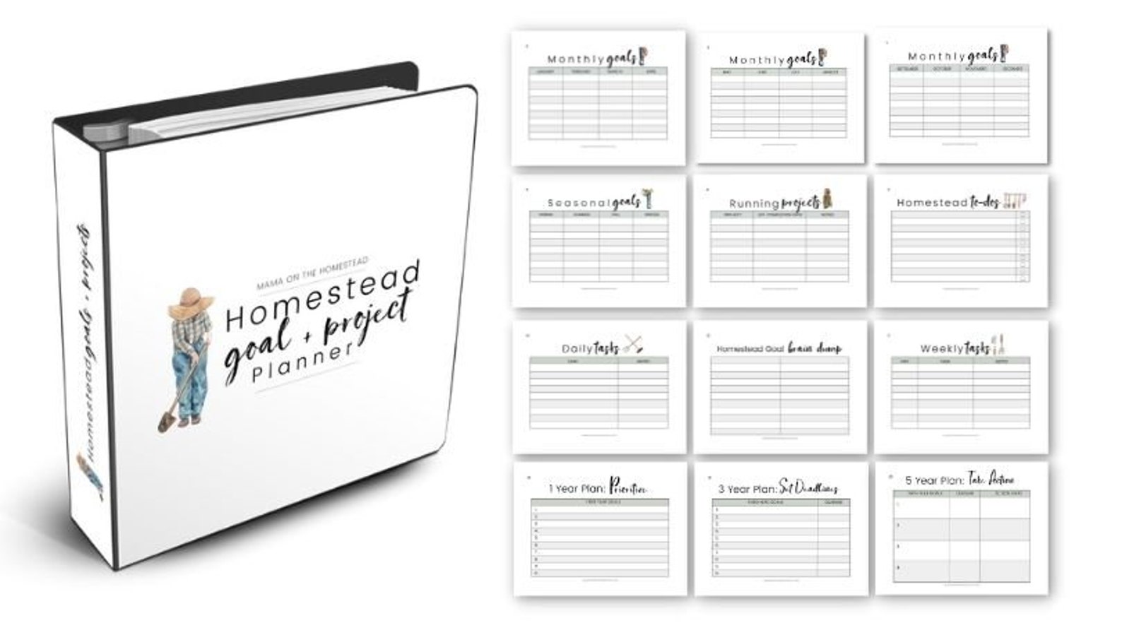 Homestead Mama Planning Pack for the Householdhomestead and - Etsy
