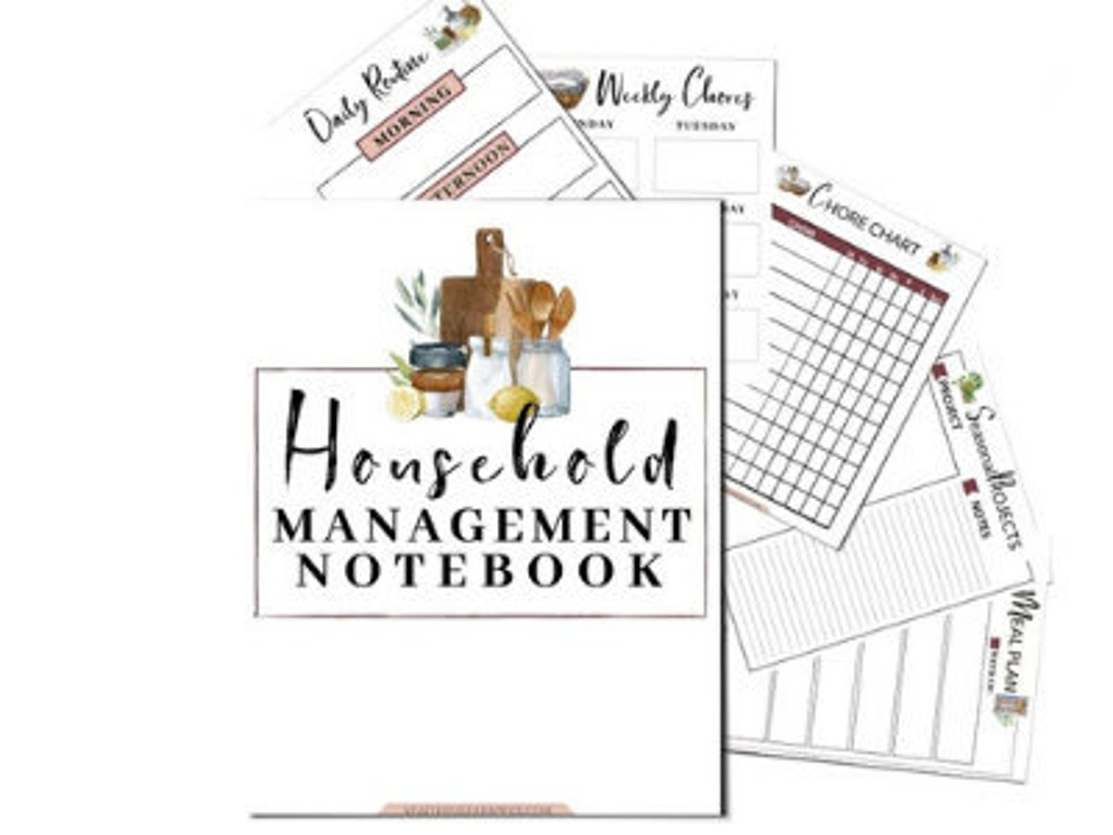 Household Management Notebook | Etsy