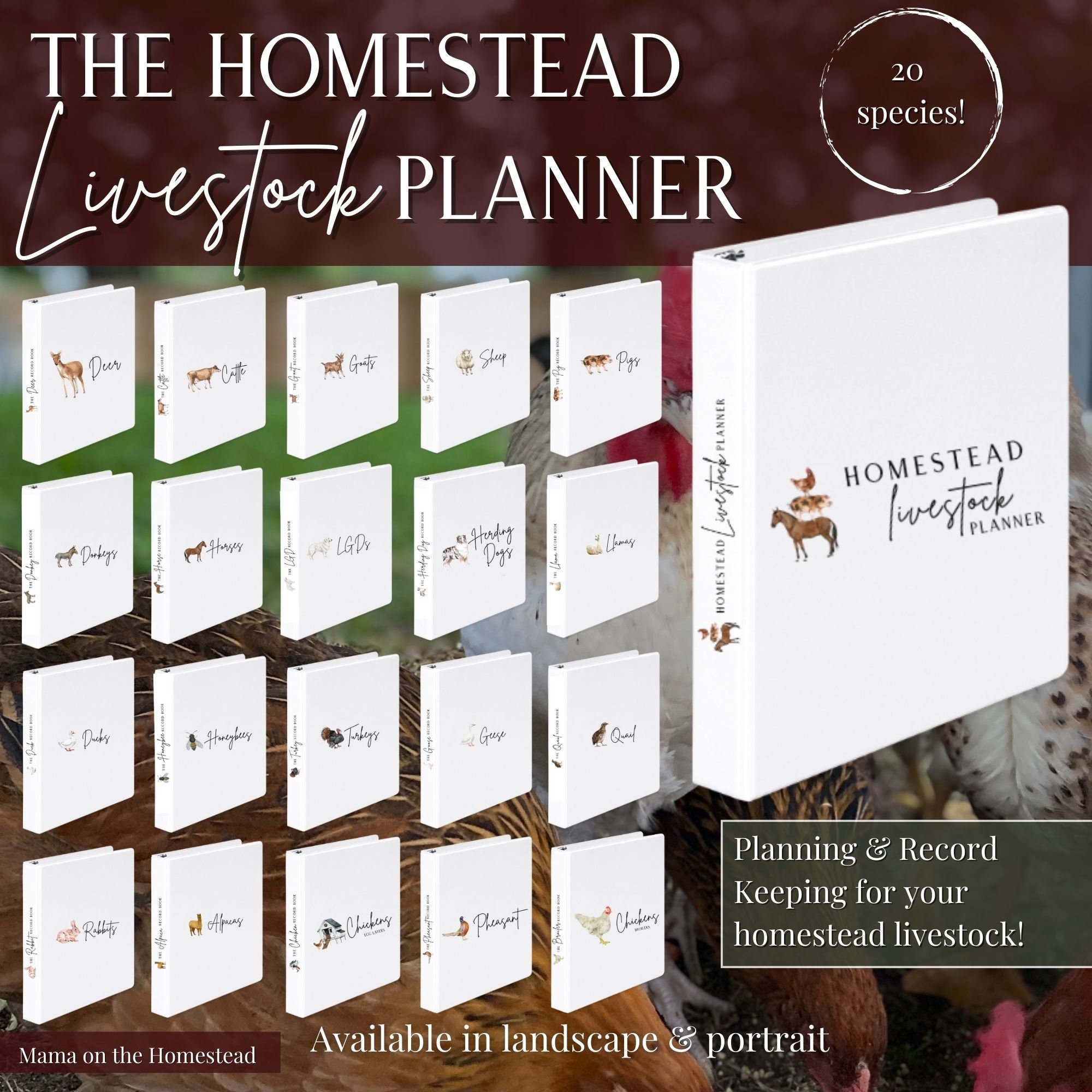 Homestead Mama Planning Pack for the Household, Homestead, and ...