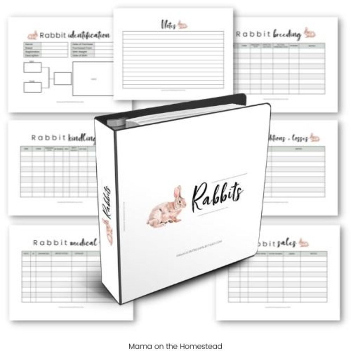 The Homestead Rabbit Record Book - Etsy