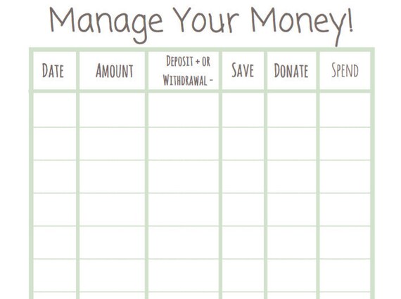 money management sheet for kids money management spreadsheet