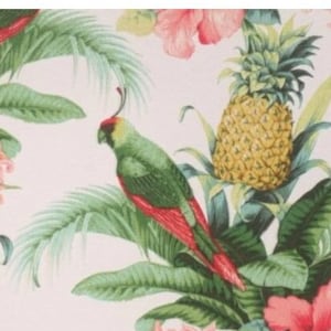 Outdoor Table Linens - &quot;Tommy Bahama Indoor/Outdoor Beach Bounty Lush Green&quot; - Tablecloth, Runner, Place mat. Tropical Island Decor
