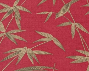 One Curtain Panel or Valance "Rouenneries Trois Pearl Rouge" Handmade Window Treatments - French General, Moda Fabrics