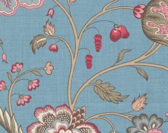 Table Linens "Cecile Florals French Blue" fabric Antoinette Pearl French General