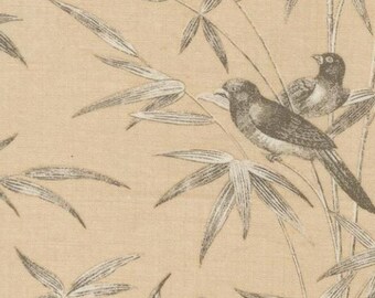 One Faux Roman Shade "Rouenneries Trois Pearl Oyster" Handmade Window Treatments - French General, Moda Fabrics