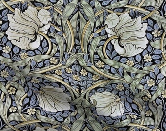 One Roman Shade "Pimpernel Original". Custom Made to Order Window Treatments for Home or Business. Wiliam Morris, Arts and Crafts Design