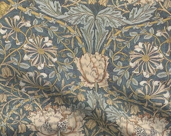 One Roman Shade "Honeysuckle by William Morris". Window Treatments for Home or Business. Historically Accurate Reproduction