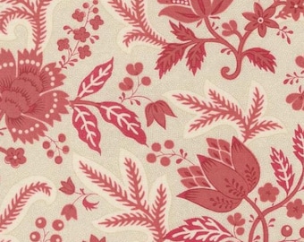 Table Linens "Rouenneries Trois Belle Floral Faded" Handmade Tablecloth, Runner, Placemat, Napkins. French General, Moda Fabrics