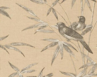 One Roman Shade - Handmade with "Rouenneries Trois Pearl Oyster" Handmade Window Treatments, French General, Moda Fabrics