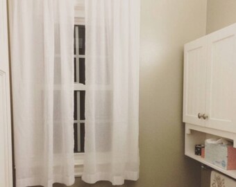 Cotton Curtains Etsy