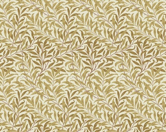 One Curtain Panel or Valance "Willow Boughs - Gold" fabric FreeSpirit Fabrics. William Morris Design. Handmade Window Treatments