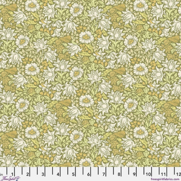 One Roman Shade - Made with "Mallow - Multi Buttermere" William Morris Fabric. Custom handmade to order window treatments.