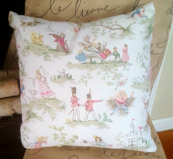 Moon Nursery Rhyme Baby Kid Nursery rhyme pillow | Etsy