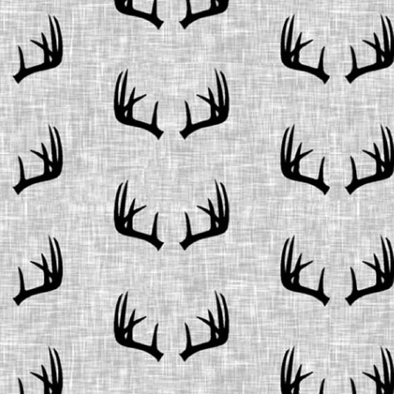 Deer Antler One Curtain Panel Blackout Lining Optional Deer Antler One Curtain Panel Blackout, Deer Antler Curtain Rod Holders