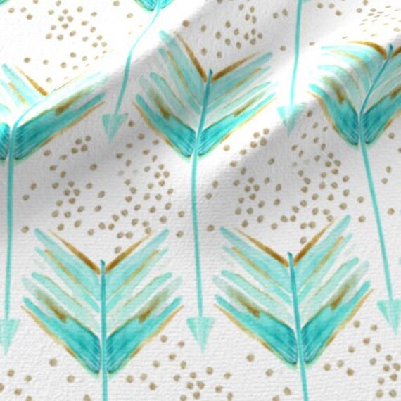 Boho Arrows One Curtain Panel Blackout lining optional Etsy