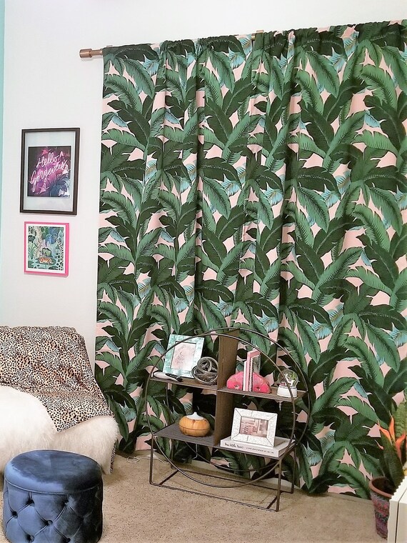 Tommy Bahama Indoor Outdoor Swaying Palms Drapery One Curtain Etsy