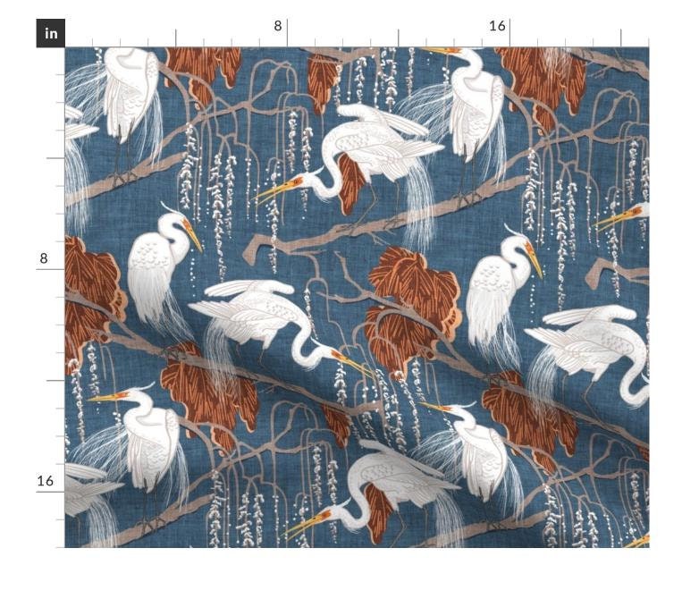Japanese Crane Skirt - Etsy