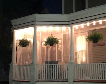1 Custom No-see-um/Mosquito Netting Curtain Panel