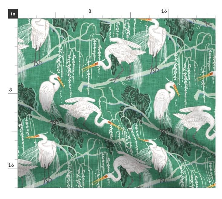 Japanese Crane Skirt - Etsy