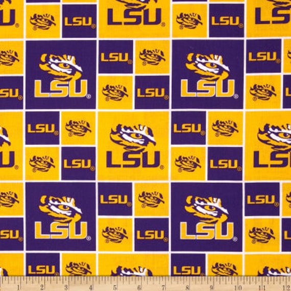 Shower Curtain Louisiana State University Lsu Decorative Etsy