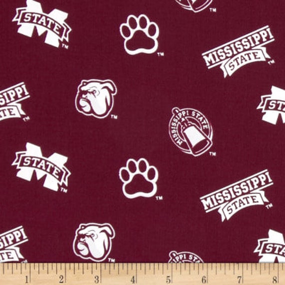 Shower Curtain Mississippi State Bulldogs Decorative On Hole Top Or Grommet Bachelor Dorm Man Cave Football