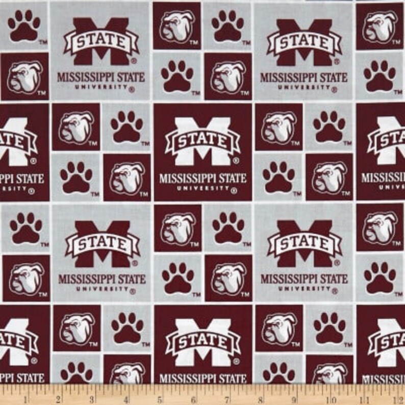 Shower Curtain Mississippi State Bulldogs Decorative On Hole Top Or Grommet Bachelor Dorm Man Cave Football