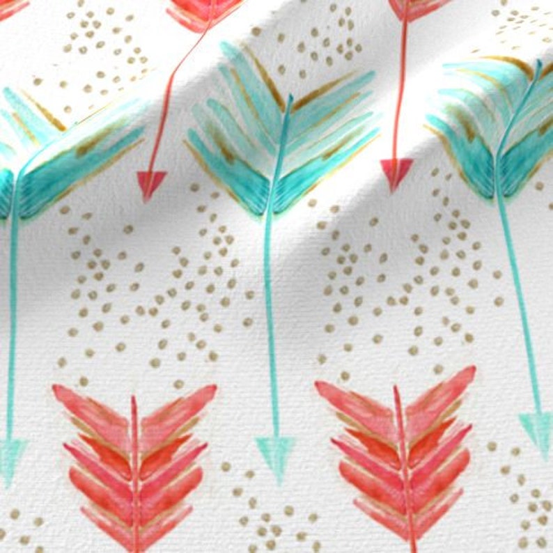 Boho Arrows One Curtain Panel Blackout lining optional Etsy