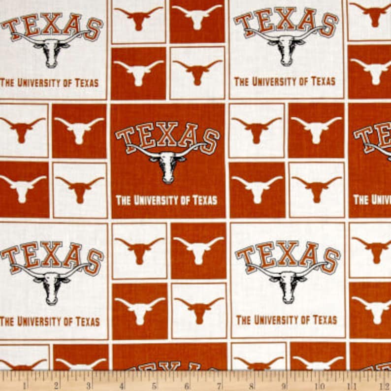 Sports Room Texas Longhorns One Custom Drapery Curtain Panel Bar Sport Enthusiast Man Cave Football Den Kids Room Fan