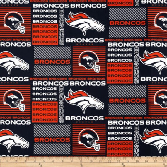 Shower Curtain Denver Broncos Decorative Button Hole Top Or Etsy