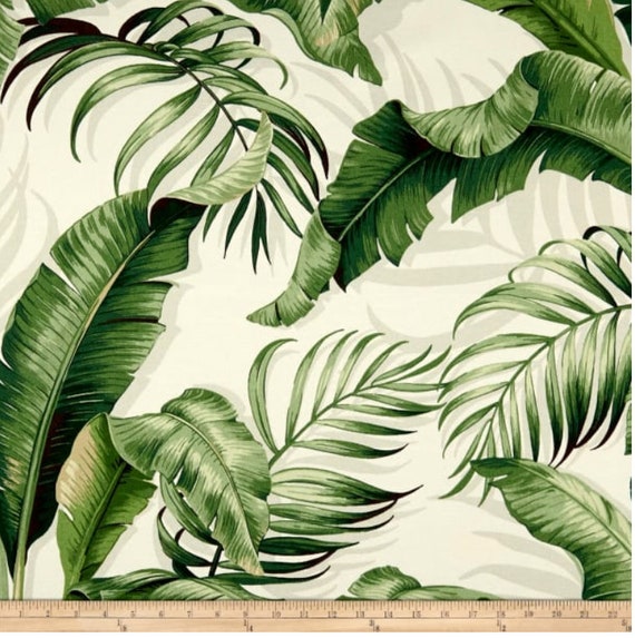 One 1 Curtain Panel Tommy Bahama Indoor/outdoor Palmiers - Etsy