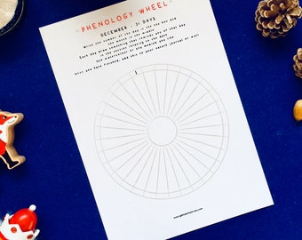 Phenology Wheel December | Christmas | home Education