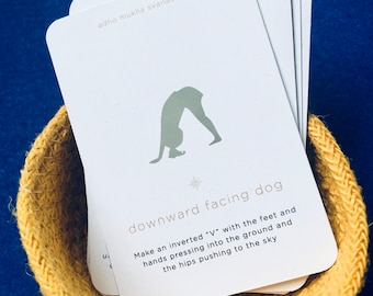 Yoga meditation cards for children