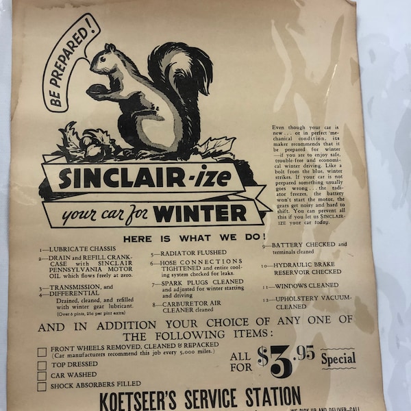 1950s Gas Station Signs Etsy