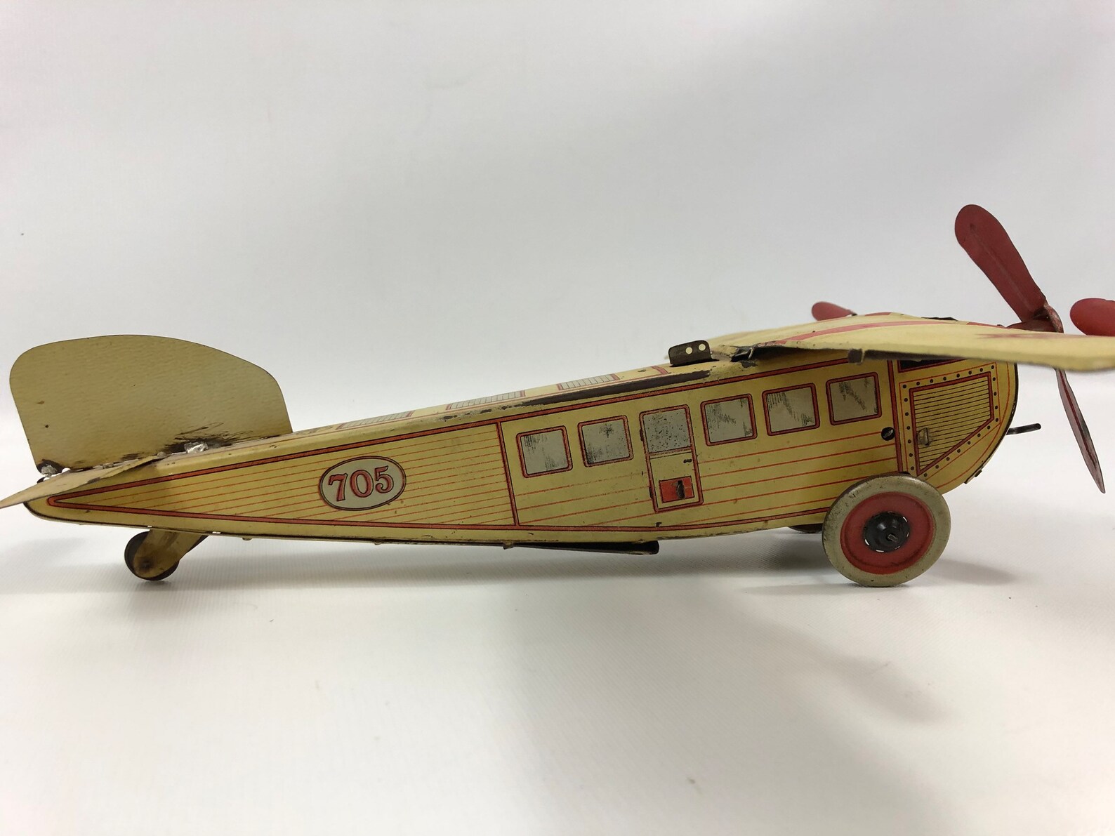 Antique Tin Toy Airplane Orobr Magen Star of David Highwing Etsy