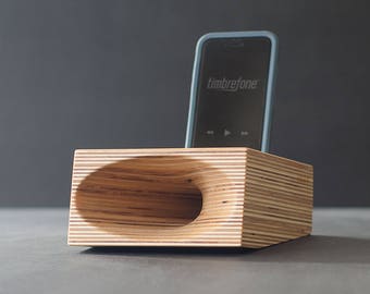 Timbrefone™ Origin - Phone Amplifier // Acoustic Wood Speaker // iPhone amp // Passive Speaker