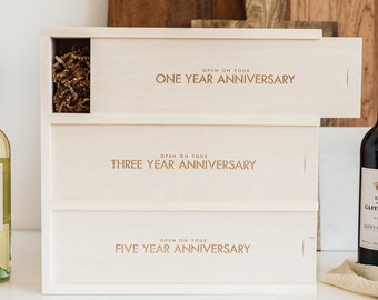 Classic Trio Anniversary Wine Box