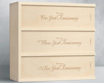 Scriptic Anniversary Wine Box