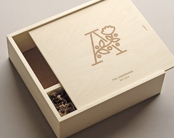Wedding Wine Box Ceremony // Keepsake Love Letter Time Capsule - The Florist