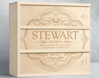 Wedding Gift Wine Box - Label of Love