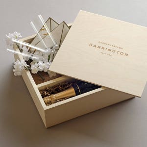 Keepsake Ceremony Wine Box - The Director // Wedding Wine Box Ceremony // Personalized Wedding Gift // For the Couple