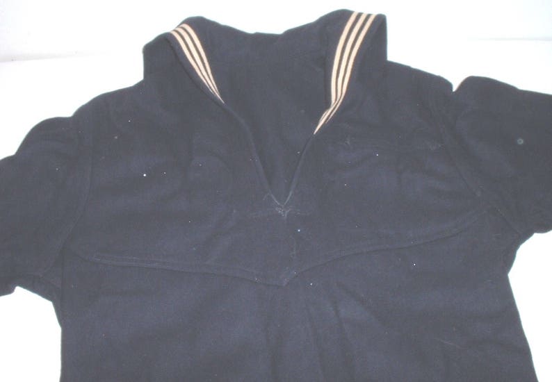 USN US Navy Winter Blue Undress Jumper Size 38 Long James Etsy
