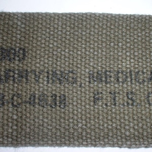 US Army  general purpose carrying strap, cotton, FTS 1988