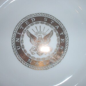 USN US Navy vintage 1980s mess coffee cup saucer