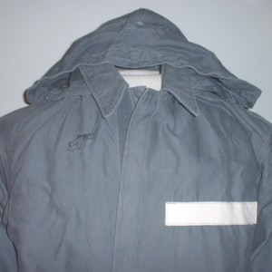 Dutch Army (?) NBC (?) Rain (?) coat size medium; 1967